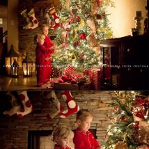 Christmas Fireplaces Decor 33 214x214 - Fireplace Mantel Décor Styles for the Christmas Season