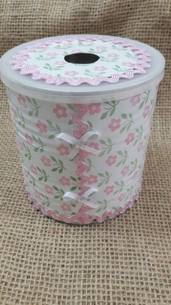 Decoupage Tin Can Planters 2 - Amazing Ideas To Decoupage Tin Can Planters