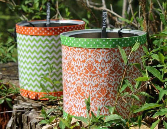 Decoupage Tin Can Planters 33 - Amazing Ideas To Decoupage Tin Can Planters
