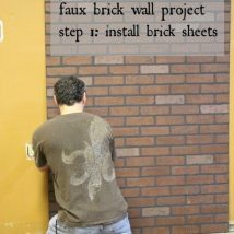 Diy Brick Walls 1 214x214 - Amazing DIY Brick Walls Ideas