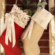 Diy Christmas Stockings 56 214x214 - Perfect DIY Christmas Stockings Ideas