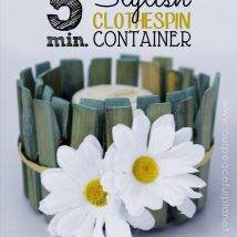 Diy Clothspin Projects 7 214x214 - 45+ Crazy DIY Clothespin Projects for Reuse