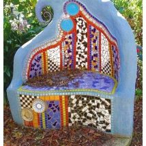 Diy Garden Mosaics Projects 14 214x214 - 40+ Unforeseen DIY Garden Mosaics Projects