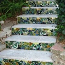 Diy Garden Mosaics Projects 23 214x214 - 40+ Unforeseen DIY Garden Mosaics Projects