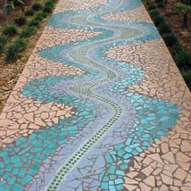 Diy Garden Mosaics Projects 3 214x214 - 40+ Unforeseen DIY Garden Mosaics Projects