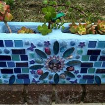 Diy Garden Mosaics Projects 43 214x214 - 40+ Unforeseen DIY Garden Mosaics Projects