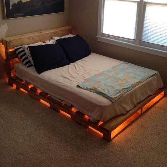 Diy Pallet Bed 46 - Amazing DIY Pallet Bed Ideas