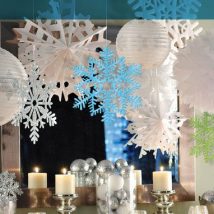 Diy Snowflakes 11 214x214 - Coolest DIY Snowflakes you can make easily