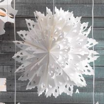 Diy Snowflakes 24 214x214 - Coolest DIY Snowflakes you can make easily