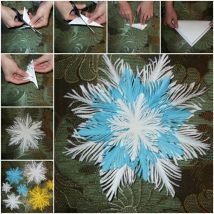 Diy Snowflakes 26 214x214 - Coolest DIY Snowflakes you can make easily