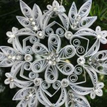 Diy Snowflakes 28 214x214 - Coolest DIY Snowflakes you can make easily