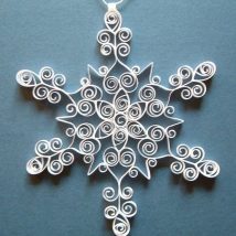Diy Snowflakes 30 214x214 - Coolest DIY Snowflakes you can make easily