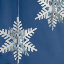 Diy Snowflakes 5 214x214 - Coolest DIY Snowflakes you can make easily