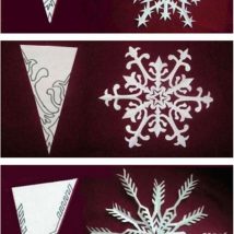 Diy Snowflakes 9 214x214 - Coolest DIY Snowflakes you can make easily