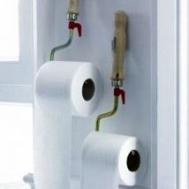 Diy Toilet Paper Holder 18 214x214 - 40+ Creative & Easy DIY Toilet Paper Holders
