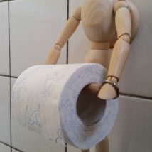 Diy Toilet Paper Holder 37 214x214 - 40+ Creative & Easy DIY Toilet Paper Holders