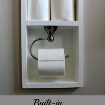 Diy Toilet Paper Holder 4 214x214 - 40+ Creative & Easy DIY Toilet Paper Holders