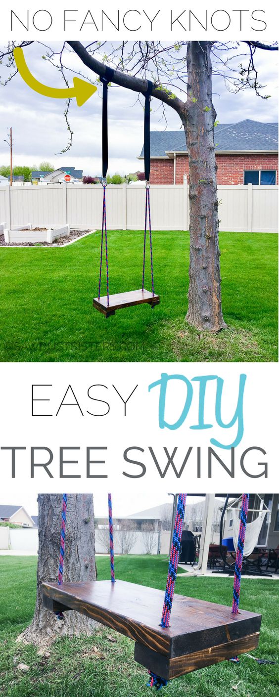 Diy Tree Swings 26 - Awesome DIY Tree Swing Ideas To Try Now