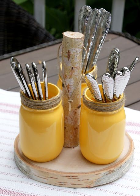 Diy Utensil Holder Projects 44 - Miraculous DIY Utensil Holder Projects Ideas