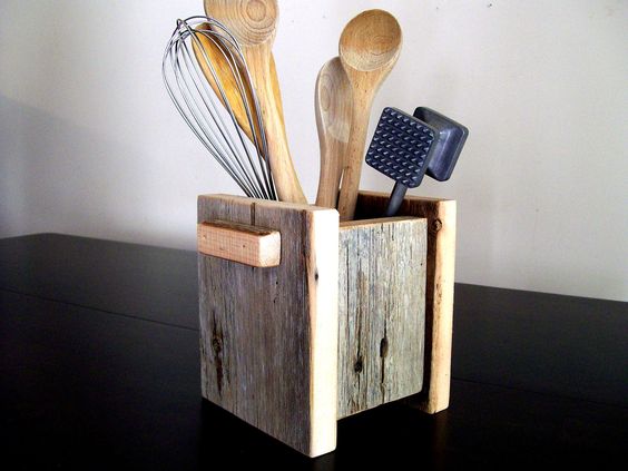Diy Utensil Holder Projects 5 - Miraculous DIY Utensil Holder Projects Ideas